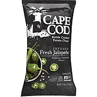 Cape Cod Potato Chips Kettle Cooked Infused Fresh Jalapeno - 7.5 Oz - Image 2