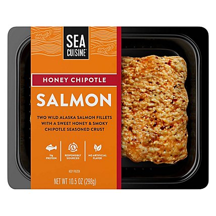 Sea Cuisine Chefs Collection Fish Fillet Frozen Honey Chipotle Salmon - 10.5 Oz - Image 3