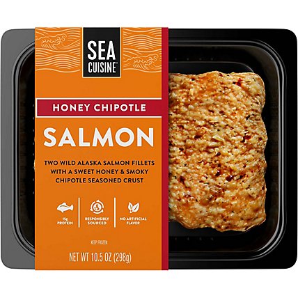 Sea Cuisine Chefs Collection Fish Fillet Frozen Honey Chipotle Salmon - 10.5 Oz - Image 2