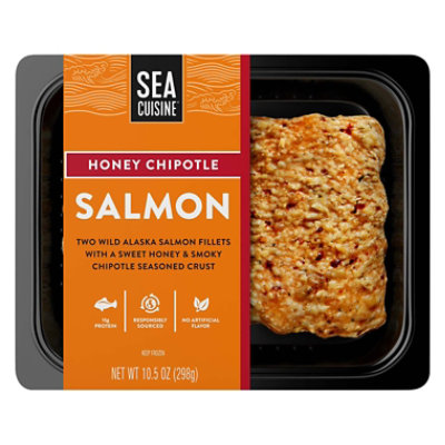 Sea Cuisine Chefs Collection Fish Fillet Frozen Honey Chipotle Salmon - 10.5 Oz