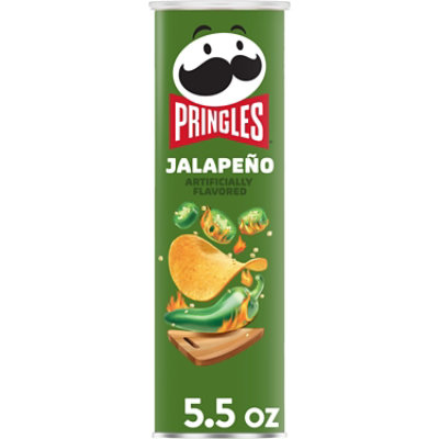 Pringles Potato Crisps Chips Lunch Snacks Jalapeno - 5.5 Oz - Image 1