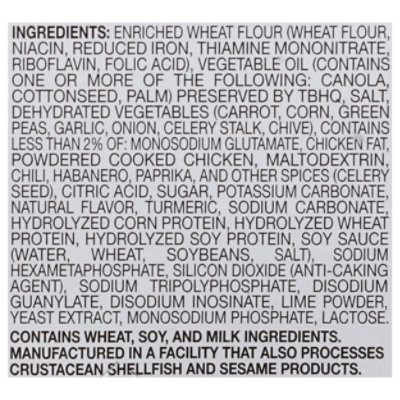 Maruchan Instant Lunch Ramen Noodles With Vegetables  Lime Chili Chicken - 2.25 Oz - Image 4