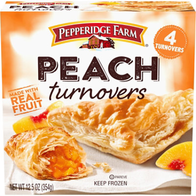 Pepperidge Farm Puff Pastry Peach Turnovers Pastries - 12.5 Oz - Image 1