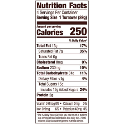 Pepperidge Farm Puff Pastry Peach Turnovers Pastries - 12.5 Oz - Image 2
