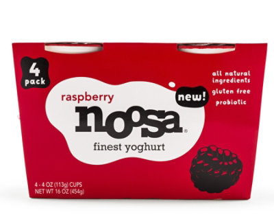 Noosa Raspberry Finest Yoghurt - 4-4 Oz