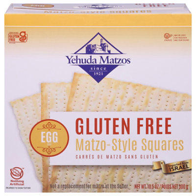 Yehuda  Matzo Squares Egg Gf - 10.5  Oz - Image 3