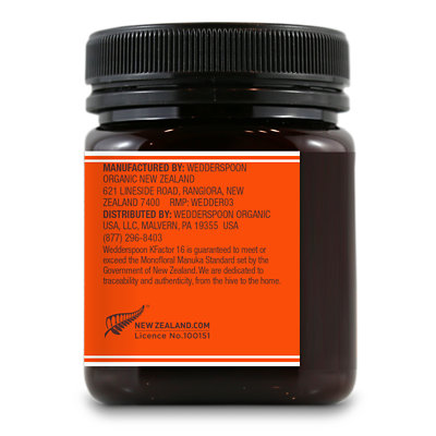 Wedderspoon Honey Raw Manuka KFactor 16 - 8.8 Oz - Image 5