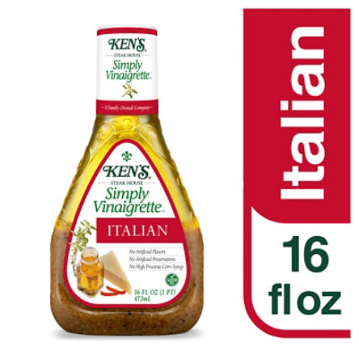 Kens Steak House Dressing Simply Vinaigrette Italian - 16 Fl. Oz.