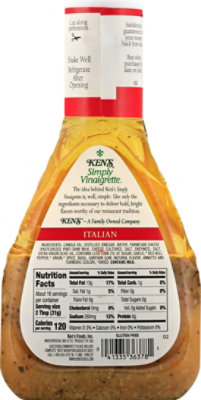 Kens Steak House Dressing Simply Vinaigrette Italian - 16 Fl. Oz. - Image 6