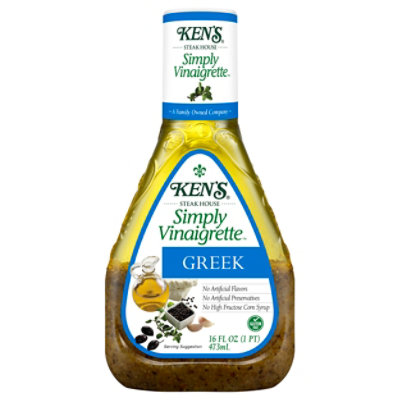 Kens Steak House Dressing Simply Vinaigrette Greek - 16 Fl. Oz. - Image 2