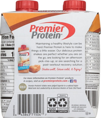 Premier Protein Energy For Everyday Protein Shake Caramel - 4-11 Fl. Oz. - Image 6