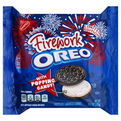 oreo OREO Cookies Sandwich Chocolate Fireworks With Popping Candy