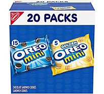 OREO Sandwich Cookies Mini Mix - 20 Count
