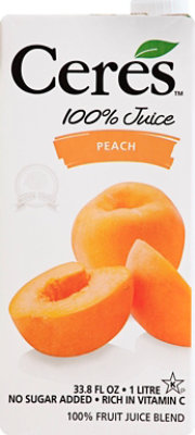 Ceres  Juice Peach - 33.8  Fl. Oz. - Image 2