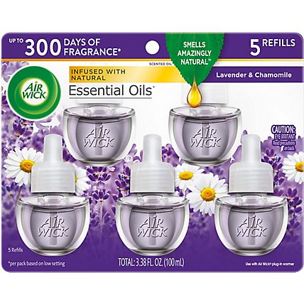 Air Wick Plug In Lavender and Chamomile Air Freshener - 5 Count - Image 1