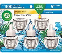 Air Wick Scented Oil Refill Fresh Waters Extreme Value - 5-0.67 Fl. Oz.