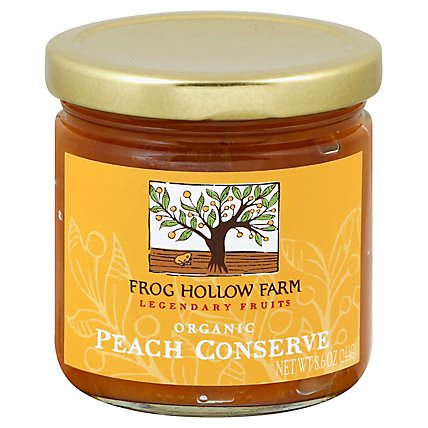 Frog Hollow Farm Org. Peach Conserve 8.6oz - 8.6 Oz - Image 1