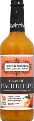 Powell & Mahoney Peach Bellini Mix - 750 Ml - Image 1