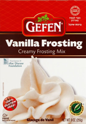 Gefen Frosting Mix Creamy Vanilla - 9 Oz - Image 2