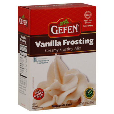 Gefen Frosting Mix Creamy Vanilla - 9 Oz - Image 1