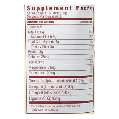 Spectrum Essentials Flaxseed Premium Organic Whole - 15 Oz - Image 3