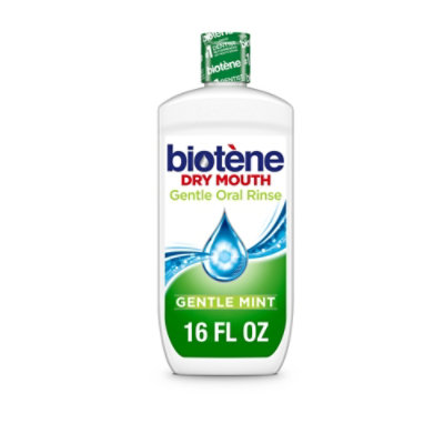 Biotene Dry Mouth Oral Rinse Gentle Mild Mint - 16 Fl. Oz.