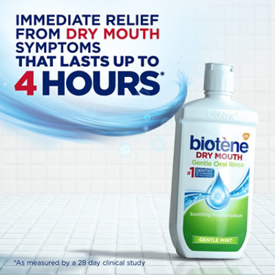 Biotene Dry Mouth Oral Rinse Gentle Mild Mint - 16 Fl. Oz. - Image 2