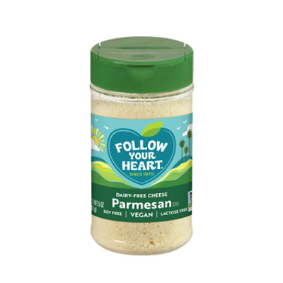 Follow Your Heart Dairy-Free Parmesan Grated - 5 Oz - Image 1