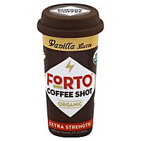 FORTO Organic Coffee Shot Extra Strength Vanilla Latte - 2 Fl. Oz. - Image 2