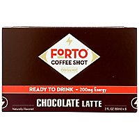 FORTO Coffee Shot Organic Energy To Go Mocha With Milk - 2 Fl. Oz. - Image 3
