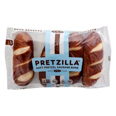 Bun Sausage Pretzel 4ct - 10.4 Oz