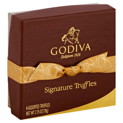 Godiva Signature Truffle 4 Piece - 2.75 Oz - Image 1