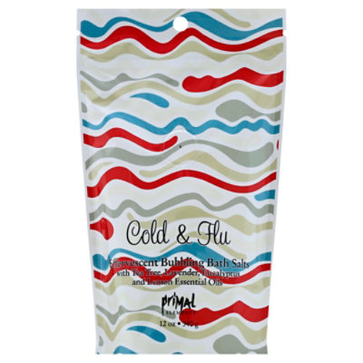 Pe Cold And Flu Bubbling Bath Salts - 12 Oz - Image 1