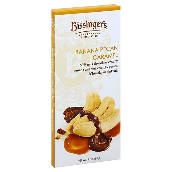 Bissingers Chocolate Banana Pecan Caramel - 3 Oz