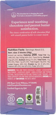 Lake Champlain Org Milk Peanut Butter Filled Bar - 3.25 Oz - Image 5