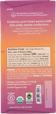Lake Champlain Org Dark Salted Carm Filled Bar - 3.25 Oz - Image 5