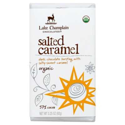 Lake Champlain Org Dark Salted Carm Filled Bar - 3.25 Oz - Image 1