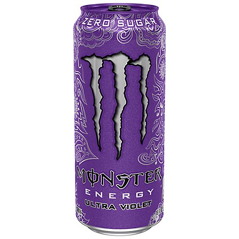 Monster Energy Drink Zero Sugar Ultra Violet - 16 Fl. Oz.