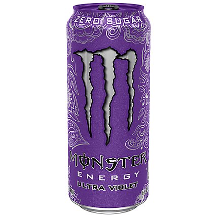 Monster Energy Ultra Violet Sugar Free Energy Drink 16 oz. - Image 1