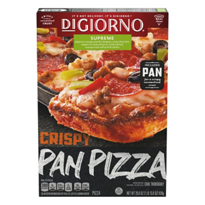 DIGIORNO Pizza Crispy Pan Supreme Frozen - 29.6 Oz