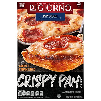 DIGIORNO Pizza Crispy Pan Pepperoni Frozen - 26 Oz - Image 3