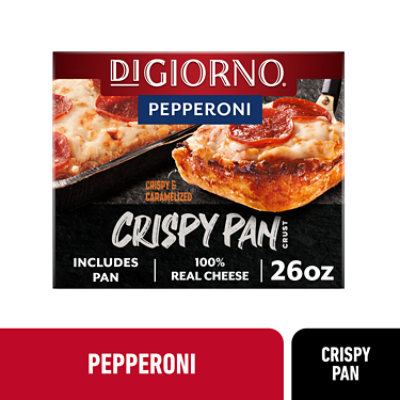 DIGIORNO Pizza Crispy Pan Pepperoni Frozen - 26 Oz - Image 2