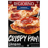 DIGIORNO Pizza Crispy Pan Pepperoni Frozen - 26 Oz - Image 1