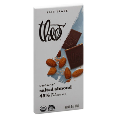 Theo Bar Mc Sltd Almond - 3 Oz - Image 1