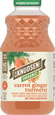 R.W. Knudsen Family Organic Carrot Ginger Turmeric Beverage - 32 Fl. Oz. - Image 2