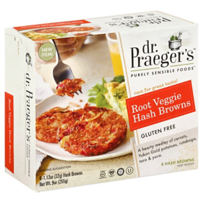 Dr. Praegers Hash Browns Gluten Free Root Veggie 81.13 Oz Shaw's