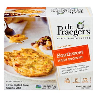 Dr. Praegers Hash Browns Gluten Free Southwest - 8-1.13 Oz - Image 3