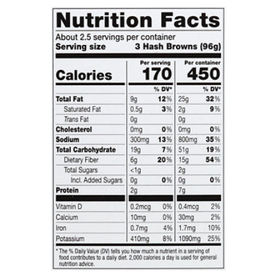 Dr. Praegers Hash Browns Gluten Free Southwest - 8-1.13 Oz - Image 4