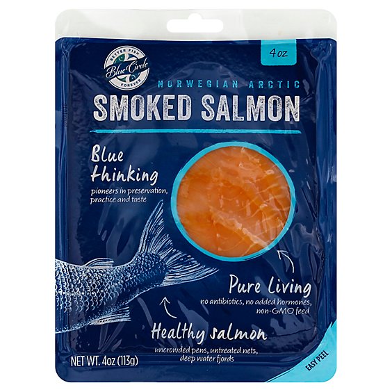 Blue Circle Smoked Salmon Lox - 4 Oz