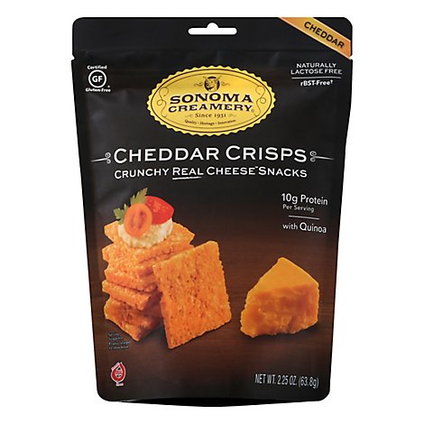 Sonoma Creamery Cheddar Crisps - 2.25 Oz